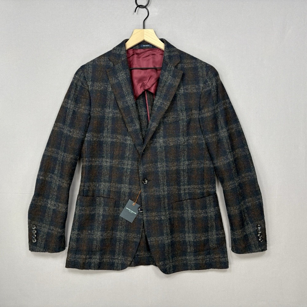 NWT Peter Millar Collection Marylebone Sport Coat 40R Alpaca Bouclé Unstructured